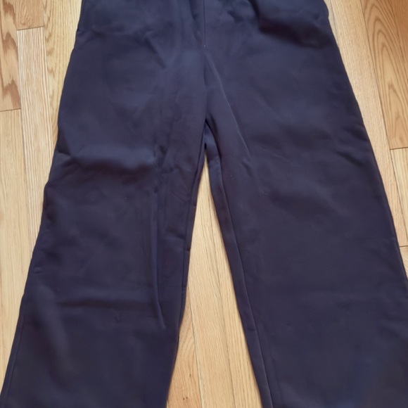 Chocolate Brown Wide-Leg Pants sweatpants, size XL - Picture 2 of 6